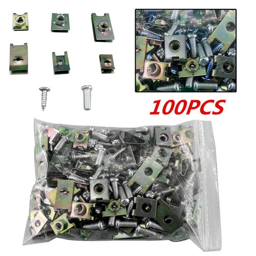 100pcs car fasteners - 100pcs, door