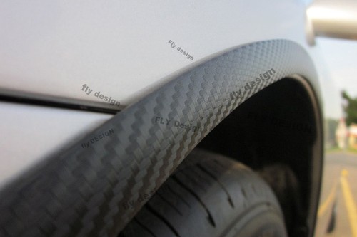 Carbon wheel arch extension - carbon,